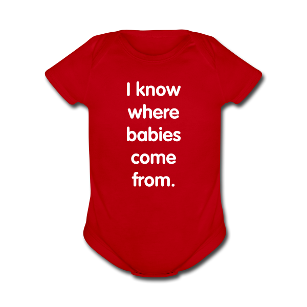 I know where babies come from | text2wear